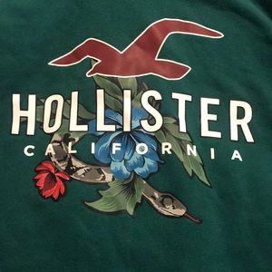 Men’s xs hollister green soft hoodie